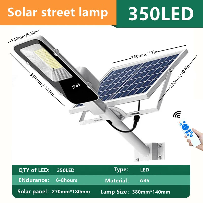 High quality outdoor solar street light with long-term operation, automatic sensing, waterproof, high-power solar street light