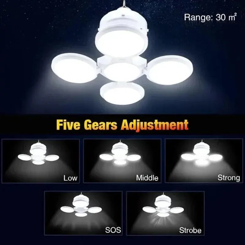 Portable Solar Camping Lantern Led Rechargeable Outdoor Hanging Tent Lamp Folding LED Football Bulbs With Hook Emergency Lights