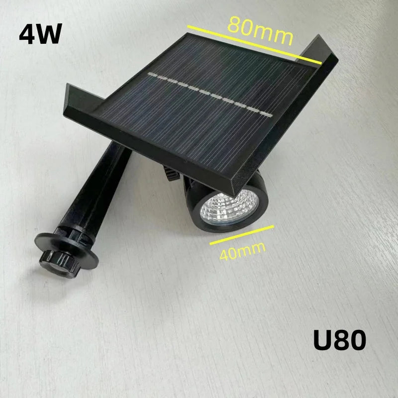 10W 15W Solar Lawn Lamp Outdoor landscape Spotlight IP65 Waterproof for Garden Backyard Pathway Driveway Patio Decor Spot Light