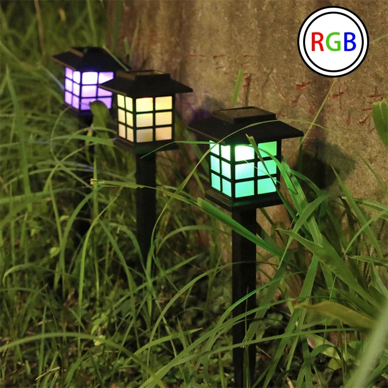 LED Solar Pathway Lights Lawn Lamp Outdoor Solar Lamp Decoration for Garden/Yard/Landscape/Patio/Driveway/Walkway Lighting