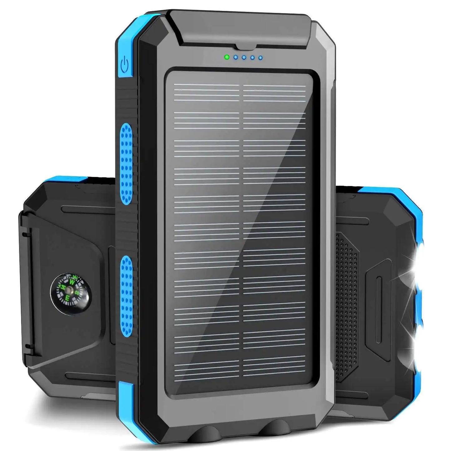 Xilecaly Waterproof Power Bank 20000Mah Dual USB Travel Outdoor Mobile Phone Charger Solar Powerbanks For Camping For iphone 16