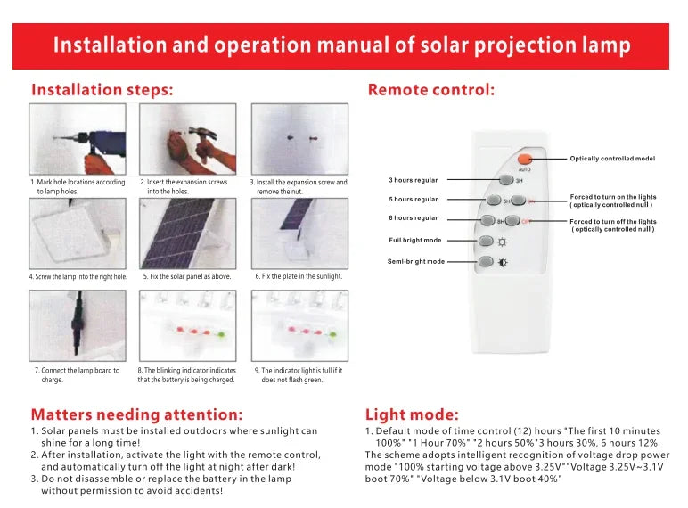 30W/60W/100W200W Solar Flood Lights Remote Control Powered Spotlight Outdoor Waterproof IP67 Villa Street Lamp Adjustable Angle