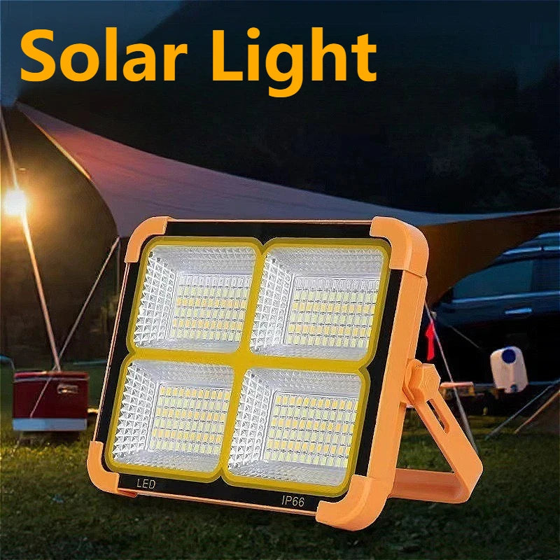 Solar Camping Lantern High Rechargeable LED Tent Light with Magnet Repair Emergency Lamp Powerful Flashlight Outdoor Solar Lamp