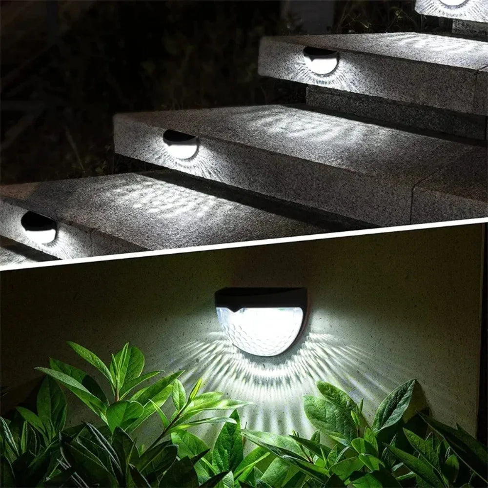 2/4pcs Solar Wall Lamps Outdoor Waterproof Courtyard Garden Decoration Porch Yard Energy-saving Street Lights Christmas Decor