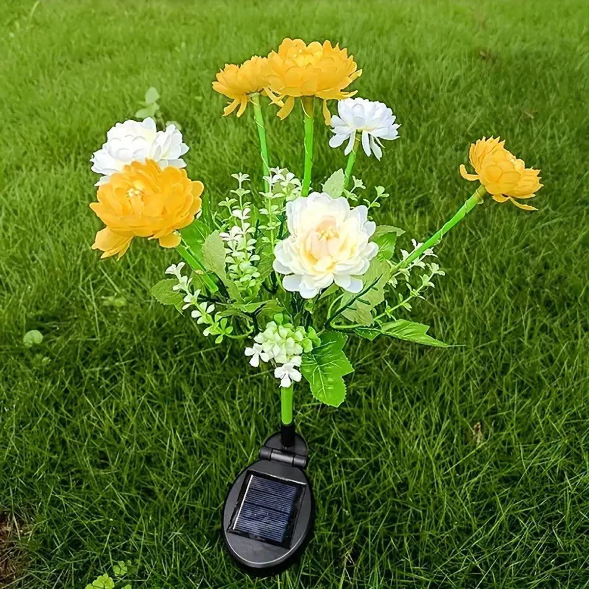 Solar snowdrop light, outdoor solar garden light for yard, garden, path, sidewalk, terrace, lawn decoration