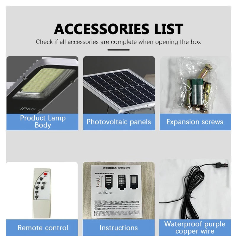 Led Solar Street Light Outdoor Garden IP65 Waterproof Solar Light 50-200W Courtyard Porch Balcony Garage Dusk To Dawn Wall Lamp