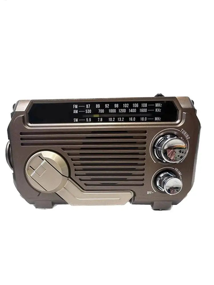 Solar Charging Emergency Radios Portable Radio Receiver Crank Radio Solar Hand Crank Radio Emergency Multifunctional Radio