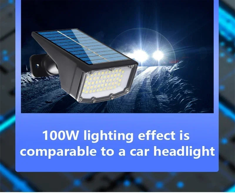 2/4Pcs Solar Powered 53LED Lamp Adjustable Solar Spotlight In-Ground IP65 Waterproof Landscape Wall Light Outdoor Lighting