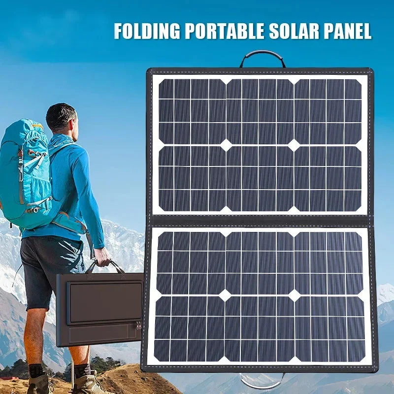 1000W 18V Portable Foldable Solar Panel Kit Complete Solar Power Station for Car Boat Caravan Camping Outdoor