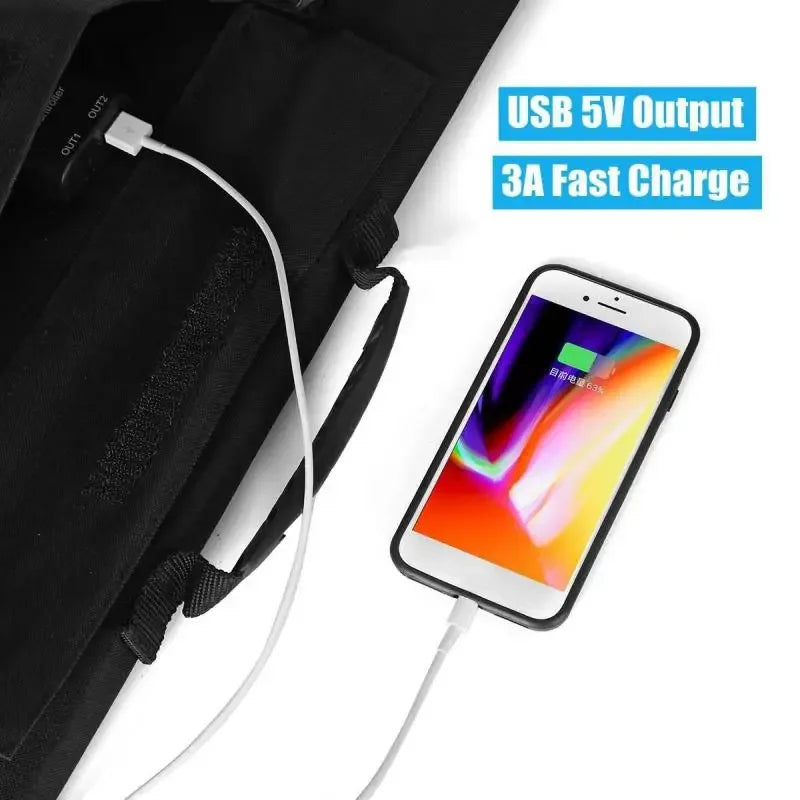 400W Foldable Solar Panel Portable Solar Cell Rechargeable Solar Power System for RV Car Boat Camping Hiking Battery Charger
