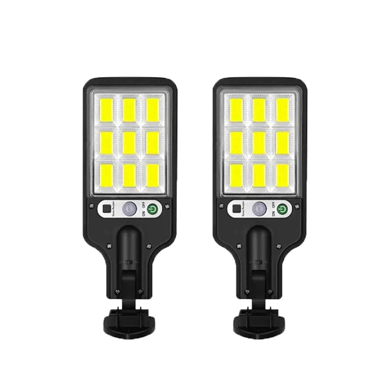 Solar Street Light Outdoor 3 Modes PIR Motion Sensor IP65 Waterproof Dusk To Dawn Suitable for Gardens Courtyards Lanes