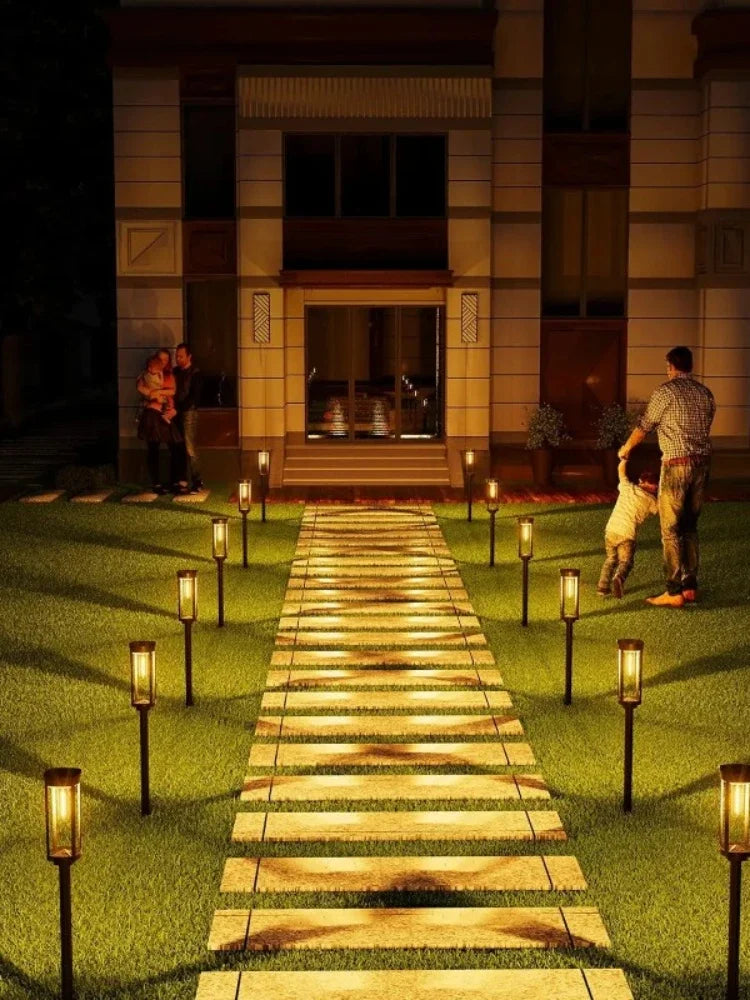 Led Solar Pathway Lights Waterproof Outdoor Solar Lamp for Garden/Landscape/Yard/Patio/Driveway/Walkway Lighting Solar Lights