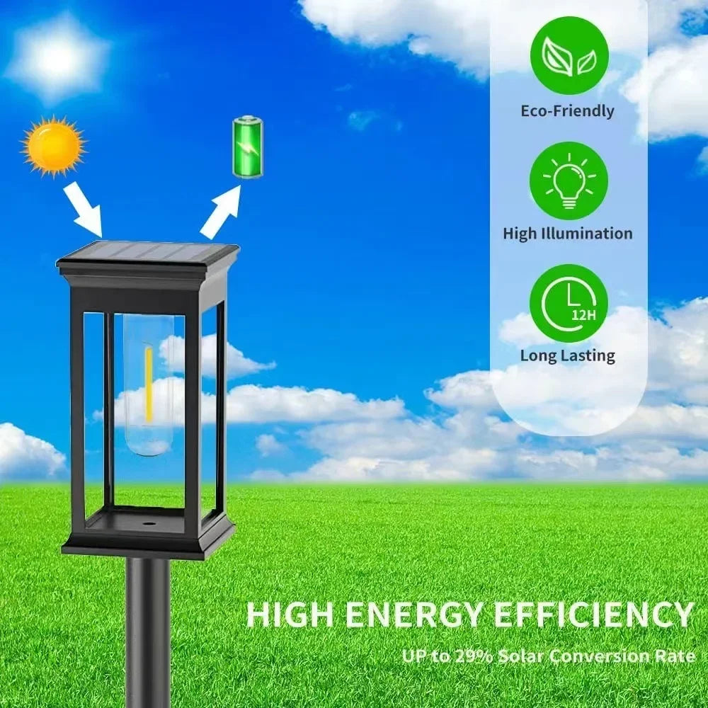 Led Solar Pathway Lights Waterproof Outdoor Solar Lamp for Garden/Landscape/Yard/Patio/Driveway/Walkway Lighting Solar Lights