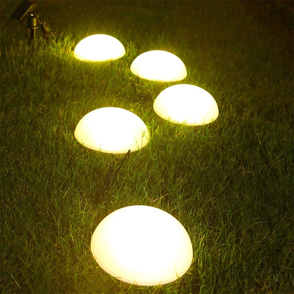 LED Solar Light Garden Lawn Lamp Waterproof Outdoor Landscape Christmas Lights Home Yard Driveway Patio Pathway Decor Lighting