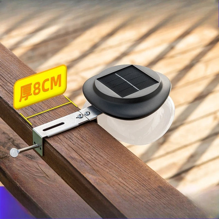 Fence solar lights for home gardens, outdoor courtyards, fence walls, decorative LED outdoor wall lights