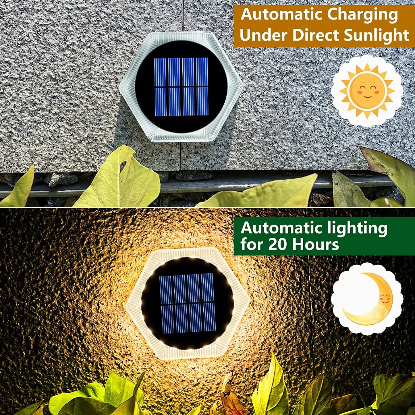 Solar Lights Outdoor Solar Garden Step Lighting Waterproof For Stairs Patio Pathway Yard Fence Wall Lamp Christmas Decoration