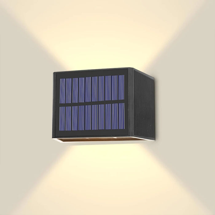 Solar Wall Lamp Outdoor Waterproof Solar Powered Light UP and Down Illuminate Home Garden Yard Decoration Outside Sunlights