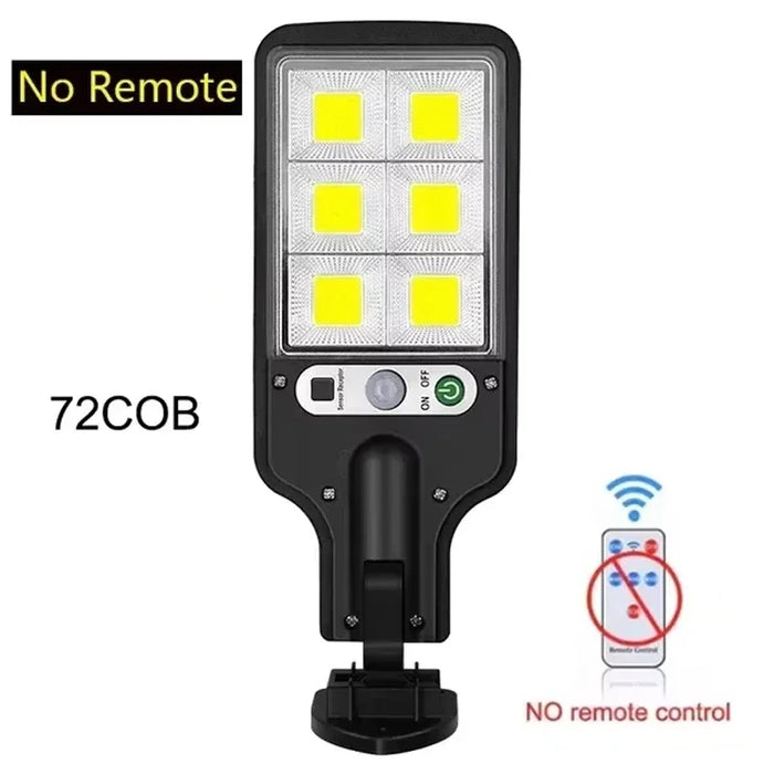 400000Lm Super Bright Outdoor Solar street Light Wall Lamp Motion Sensor Remote Control Garden Decor Light Night Light gifts