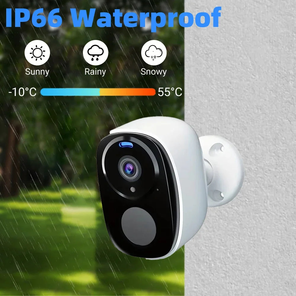 4G Solar Camera 5MP Wireless Outdoor Security Camera with Color Night Vision/Waterproof PIR Motion Alarm Solar/Battery Powered