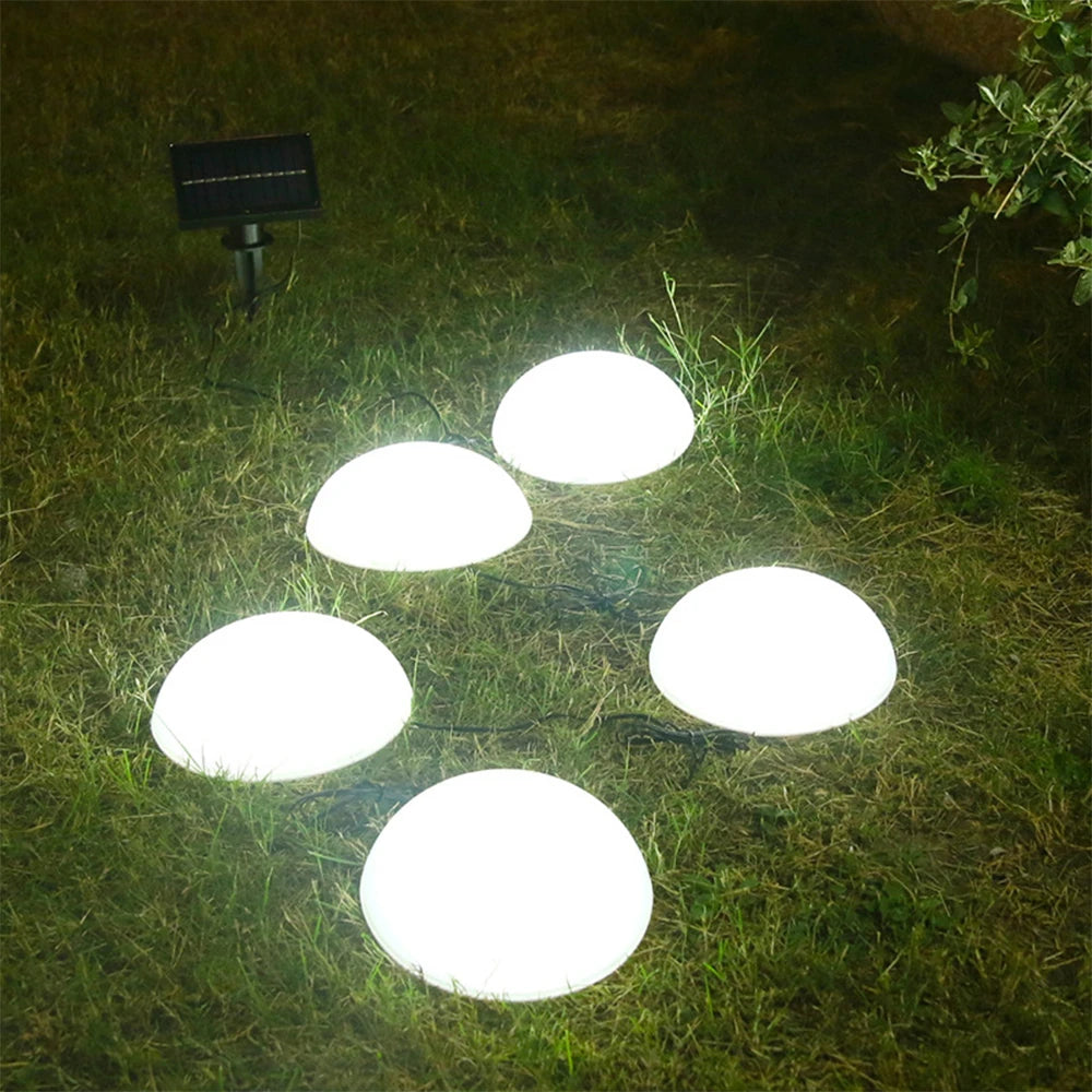 LED Solar Light Garden Lawn Lamp Waterproof Outdoor Landscape Christmas Lights Home Yard Driveway Patio Pathway Decor Lighting