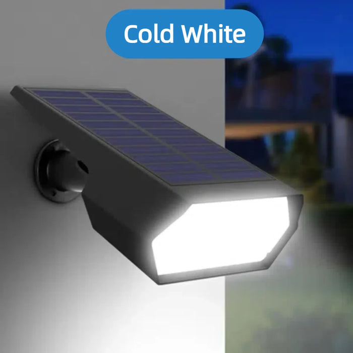 LED Solar Spotlight Floodlight High Bright Dimmable With Large Solar Panel Built-in 1200mAh Battery For Outdoor Garden Yard Lawn