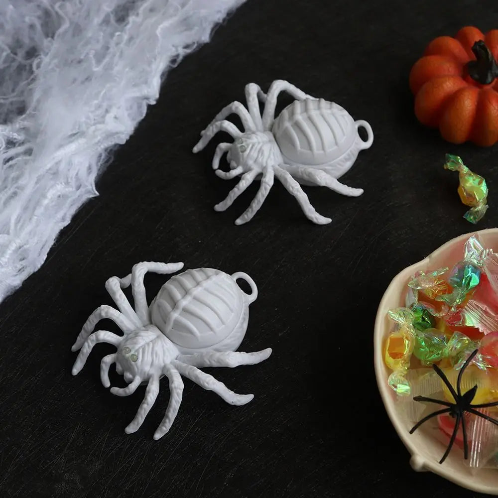 Waterproof Halloween Glowing Spiders Light Realistic Decorative Illuminated Spiders Light Scary LED Spiders Light Haunted House