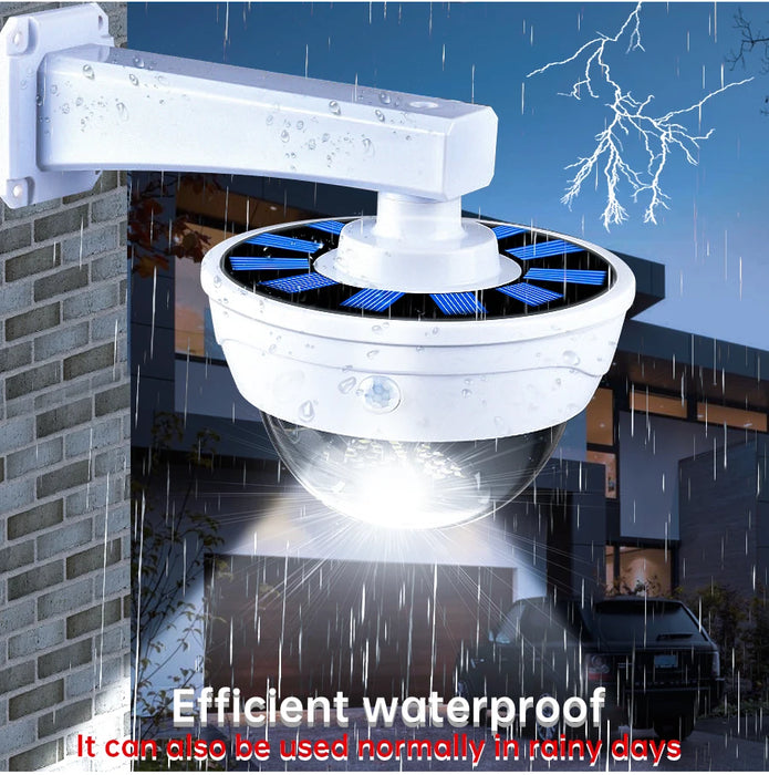 Solar Powered Fake Security Camera Shape Solar Light with PIR Motion Sensor Detection Lights for Outdoor Home Office Shop Garage