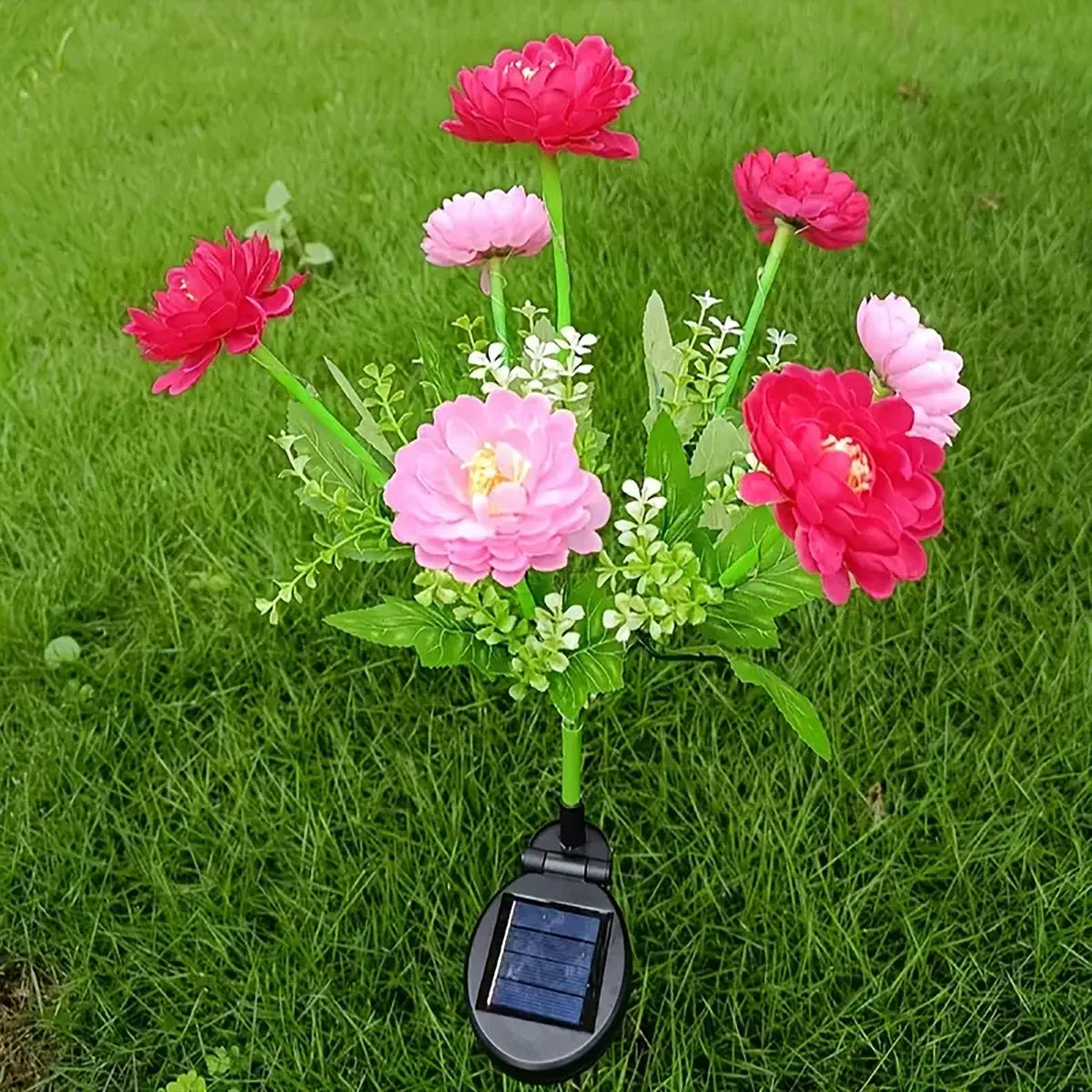Solar snowdrop light, outdoor solar garden light for yard, garden, path, sidewalk, terrace, lawn decoration