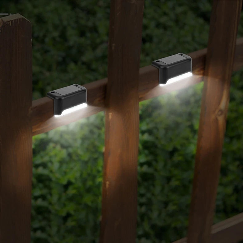 Solar Pathway Light,Outdoor Step Light,Garden Fence Light,Yard Decor,Stair Railing Lamp,Waterproof Solar LED,Patio,Hedge,Walkway