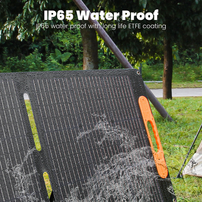 100W Portable Folding Solar Panels Cell Foldable Solar Charging Panel Complete Kit for RV Outdoor Tourism Camping Power Station