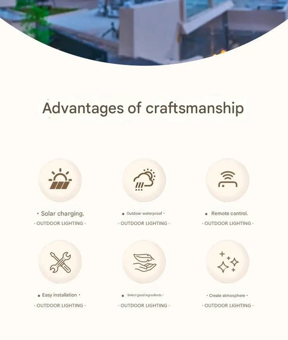 Solar Patio String Light 7m 16 Bulbs 8 Modes Fairy Light Outdoor Waterproof Lamp For Garden Fence Balcony Party Christmas Decor