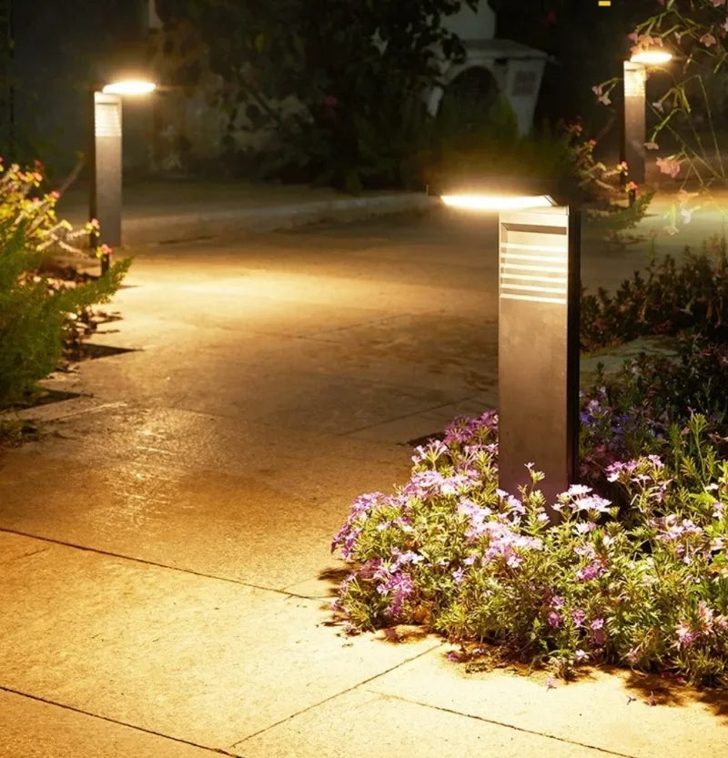 LED Solar Lawn Lights Outdoor Waterproof Courtyard Lights Garden Villas Residential Areas Decorative Areas