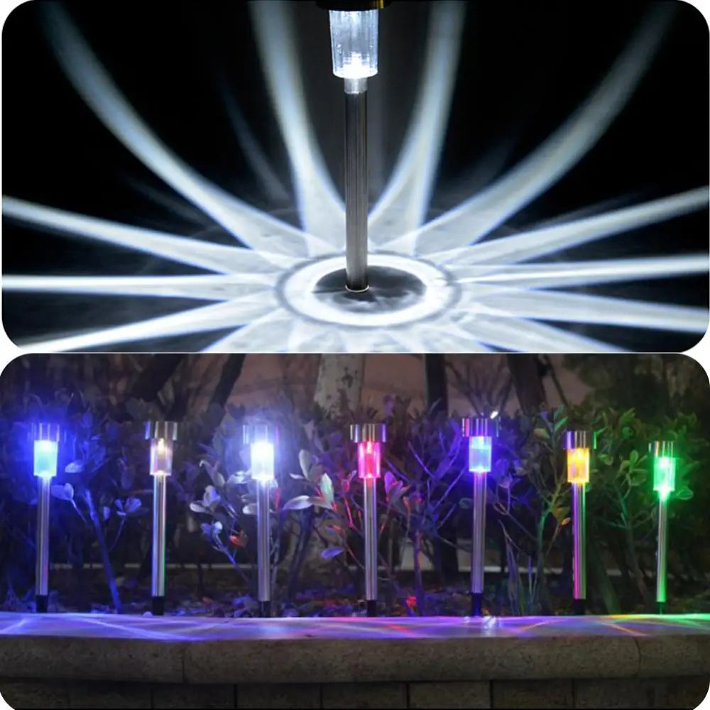 Outdoor Solar Lights Garden Lights Solar Powered Lamp Lantern Waterproof Landscape Lighting Pathway Yard Lawn Garden Decoration