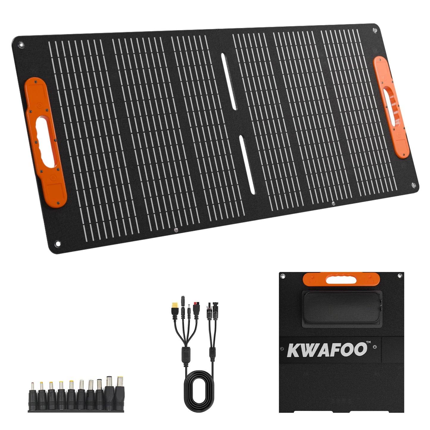 100W Portable Folding Solar Panels Cell Foldable Solar Charging Panel Complete Kit for RV Outdoor Tourism Camping Power Station