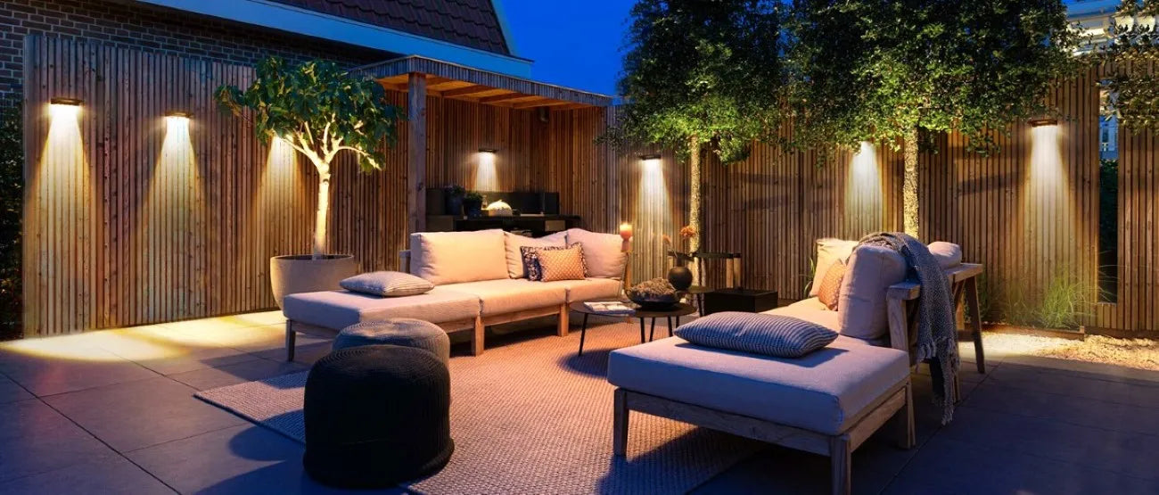 2 Pack Solar Wall Lights 4 LED Solar Fence Lights Outdoor Waterproof Solar Deck Lights Wall Lights for Fence Post Yard Pathway