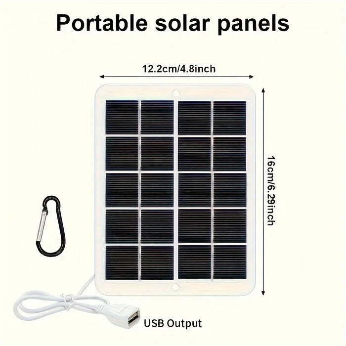 1pcs USB Foldable Solar Panel Portable Flexible Small Waterproof 5V Folding Solar Panels Cells For Mobile Phone Battery Charger