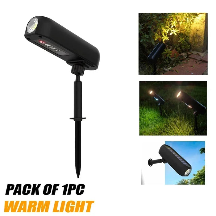1Solar LED Light Outdoor Solar Wall Light IP65 Green Garden Light Solar Spotlights Solar Uplights for Trees Pathway Yard