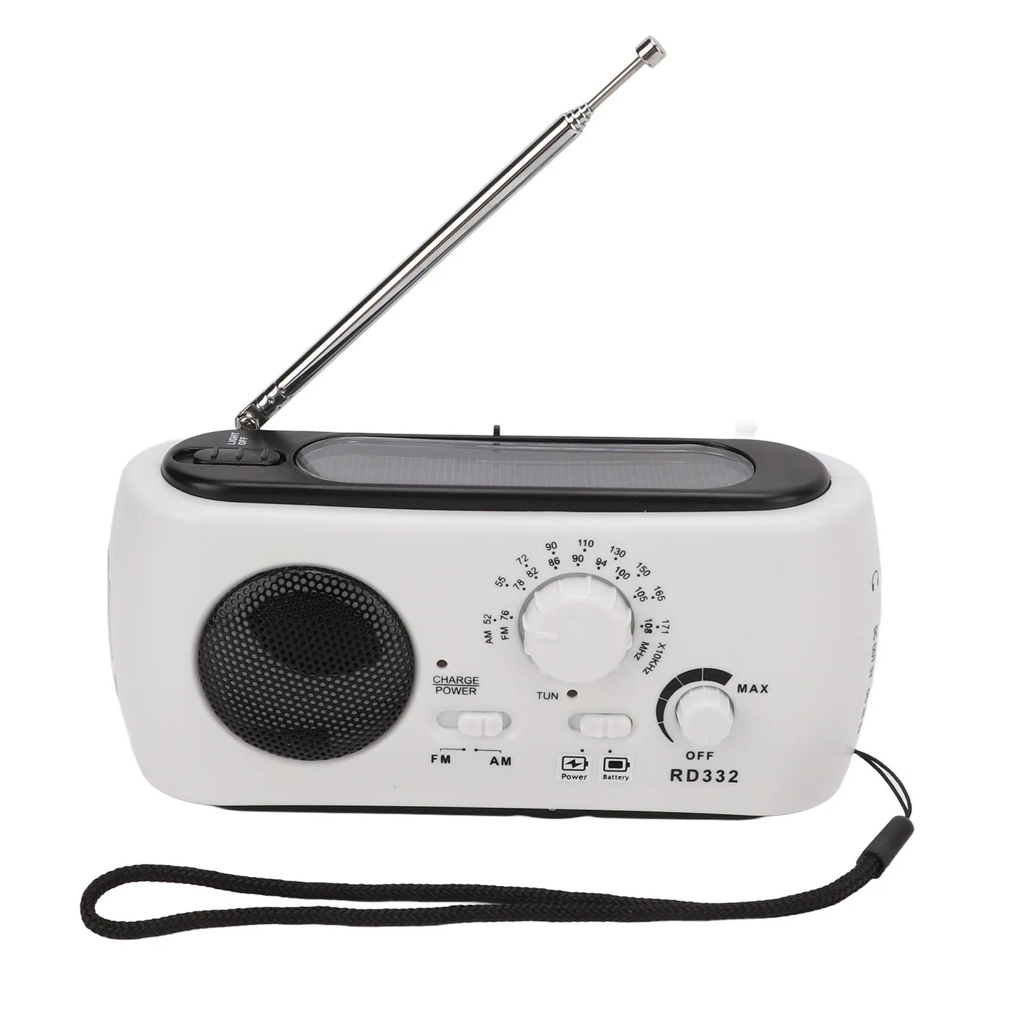 Solar Hand Crank AM/FM Radio with LED Flashlight Emergency Phone Solar Radio with Flashlight Hand Crank Solar Flashlight
