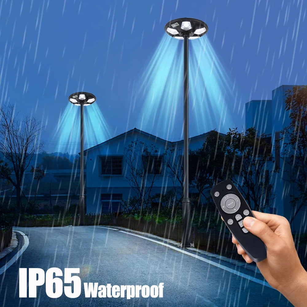 Solar outdoor street lamp UFO solar street lamp garden lamp with sensorintelligent light sensesuitable for all kinds of scenes