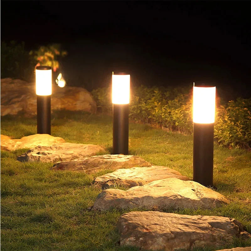 Solar Pathway Lights Waterproof Upgraded Walkway Landscape Outdoor Driveway Auto On/Off Lights for Yard Lawn Patio