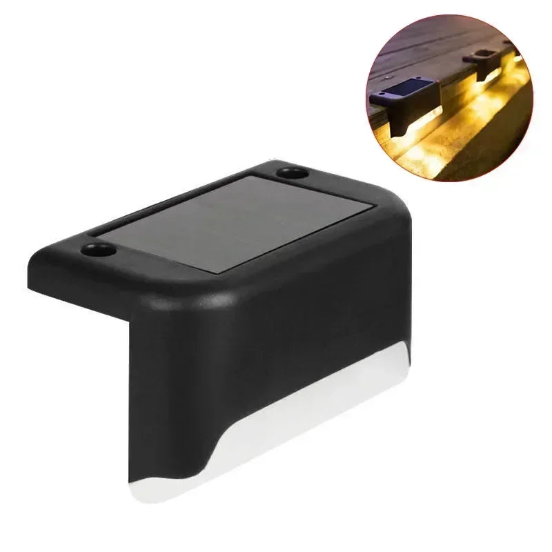 1-10PCS Solar Deck Lights Outdoor Step Lights Waterproof Led Solar Lights for Railing Stairs Step Fence Yard Patio and Pathway