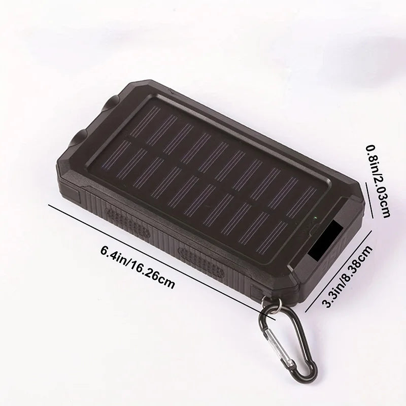 Xiaomi Solar Power Bank 50000mAh Portable Charging Poverbank External Battery Charger Strong Light LDE Light for iphone Huawei