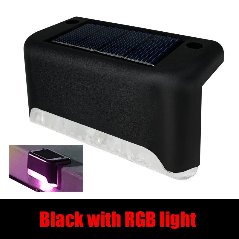 1/4/10/20pcs LED Solar Stair Light Waterproof Outdoor Garden Passage Courtyard Terrace Guardrail Step Light Landscape Light