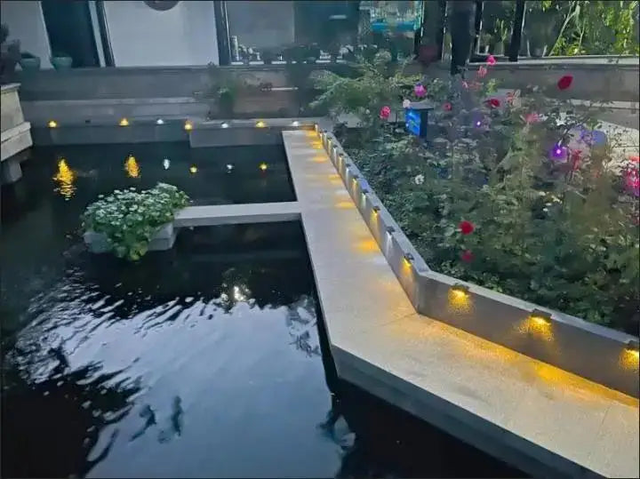 Solar Light Outdoor Stair Wall Step LED Street Garden Balcony Decoration Waterproof Stairs Fence Lamp