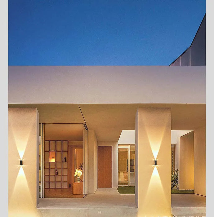 Solar Wall Lights Outdoor Garden Lighting External Solar Powered Led Outdoor Lamp Wall Sconces Yard and Garden Decors Decoration