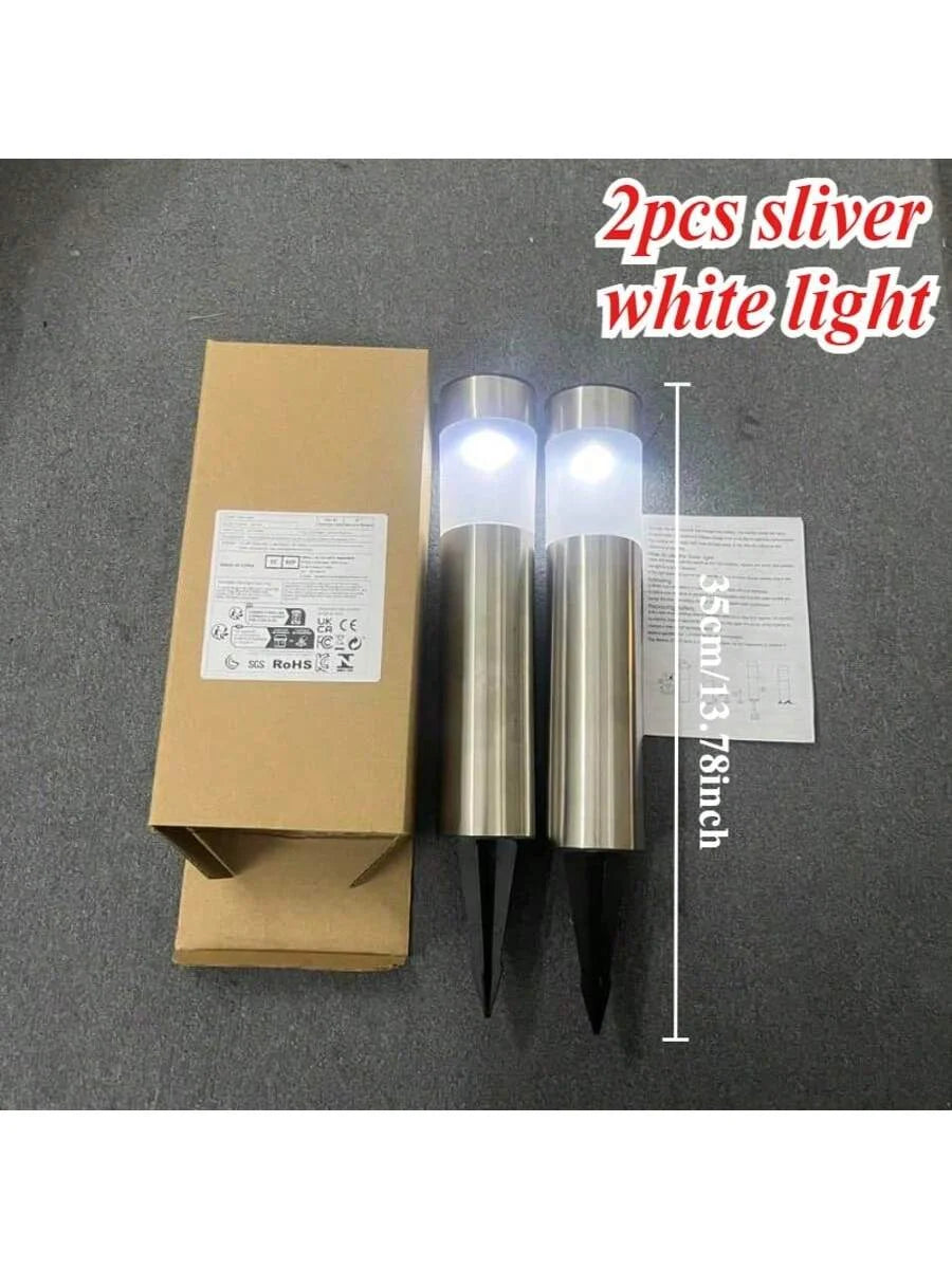 Solar Pathway Lights Outdoor Waterproof-Auto On/Off Solar Garden Lights for Yard Walkway Driveway Patio Lawn&Path-Upgraded Brigh