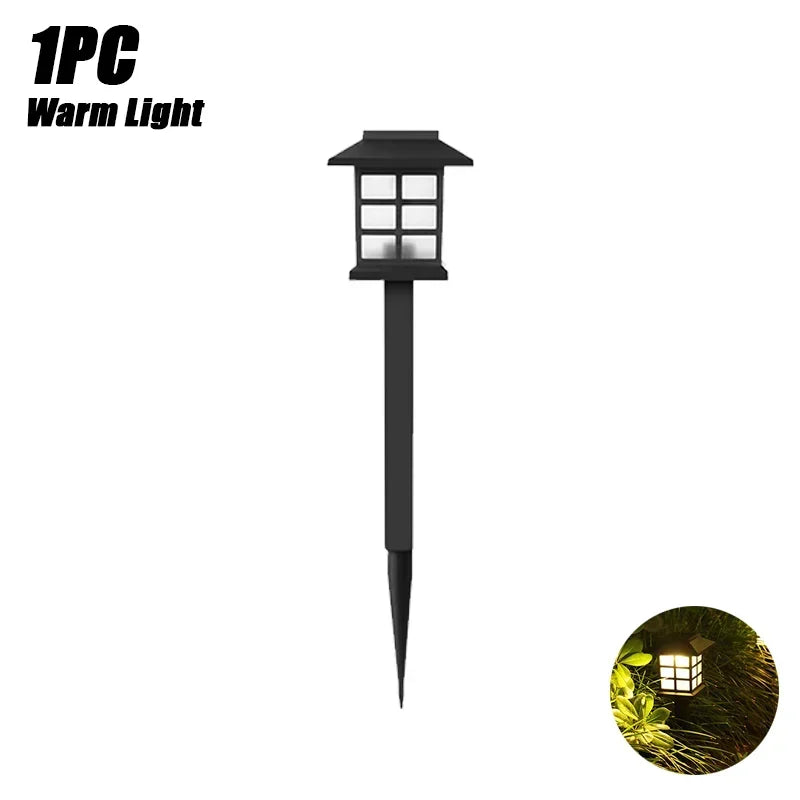 Led Solar Pathway Lights Waterproof Outdoor Solar Lamp for Garden/Landscape/Yard/Patio/Driveway/Walkway Lighting