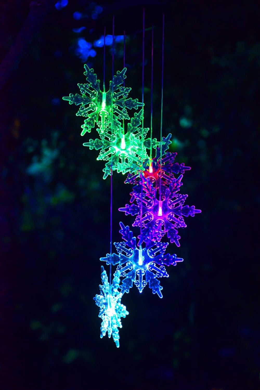 Solar Light Butterfly Windchime Light Rechargeable Christmas All Hallows' Day Party Atmosphere Landscape Balcony Decoration Lamp