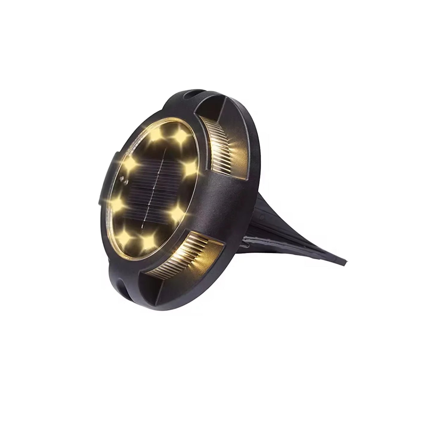 Super Bright Solar Powered Ground Lamp Outdoor Patio Light Waterproof Garden Lawn Decorative Stairway Step Lamp Night Light