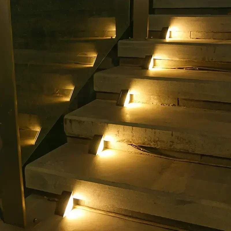 1~8PCS Solar Deck Lights Fence Lights Outdoor Step Lights Waterproof Solar Lamps for Railing Stairs Fence Yard Patio and Pathway
